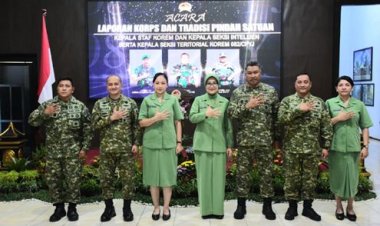 Danrem 082/CPYJ Lepas Tiga Perwira Terbaik Menuju Penugasan Baru